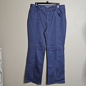 Peace Love World 12 Blue Split Ankle Chino pant